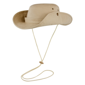 HAT 003, SOMBRERO MOJAVE. Sombrero de algodón. Incluye cordón ajustable y cinta removible.