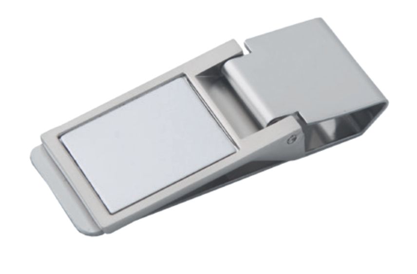 CB19, Money clip metalico con placa de aluminio