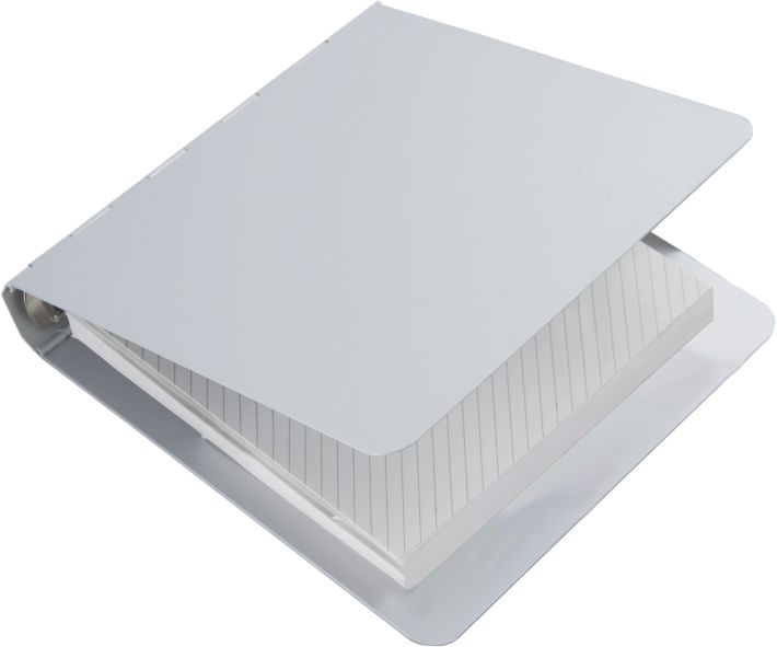 PS01, Carpeta de aluminio con argollas (porta cd, libreta o agenda)